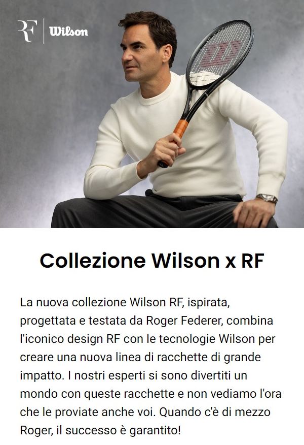 Wilson x RF: racchette e nuova collezione disponibili da oggi! 240808-1