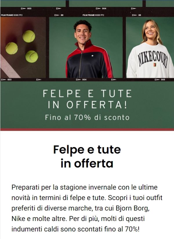 Scarpe e abbigliamento scontati fino al 70%! 241022-2